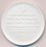 NDK DN "Drezda - Technológiai és Mikroelektronikai Kutatási Központ" meisseni porcelán eml...