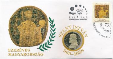 1991. 100Ft Cu-Ni "II. János Pál pápa látogatása Magyarországon" érmés borítékban, első na...