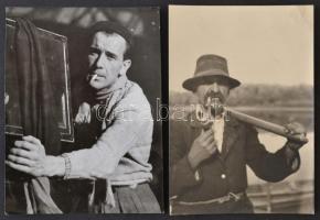 Egy doboznyi vegyes fotó tétel, közte számos portré fotóval, közte tanulmány fotókkal, Kádár György ...