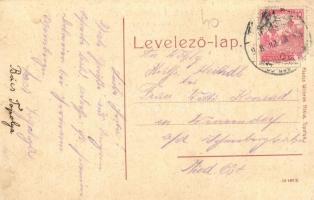 1918 Bácstopolya, Topolya, Backa Topola; Kálvária utca, Novák Károly üzlete. W.L. (?) Kiadja Wilhelm...