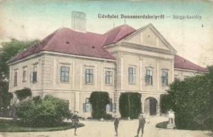1918 Dunaszerdahely, Dunajská Streda; Sárga kastély / castle (EK)