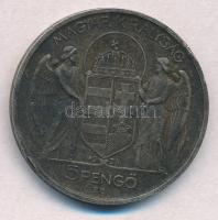 1939. 5P Ag "Horthy balra" T:2 patina, ph.
Adamo P8.2