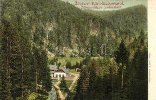 1907 Körmöcbánya, Kremnica; Zólyomvölgy, Vadászkürt szálló / Zvolen valley, hotel