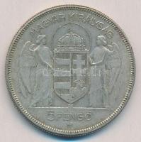 1930. 5P Ag "Horthy jobbra" T:3 
Adamo P8