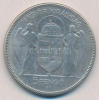 1930. 5P Ag "Horthy jobbra" T:3 
Adamo P8