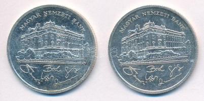 1992. 200Ft Ag "MNB" (2x) T:2