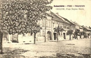 Szászváros, Broos, Orastie; Fő tér / Piata Regina Maria / main square