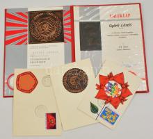 1973 Csillebérci Úttörő Nagytábor emléklap + egyéb úttörő emléklapok