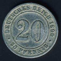 Német Birodalom/Császárság 1890F 20Pf T:3/3+ R!