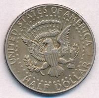 Amerikai Egyesült Államok 1964. 1/2$ Ag "Kennedy" T:2 USA 1964. 1/2 Dollar Ag "Kenned...