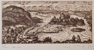 Weisz Zsuzsa (1925-): Magyarország borvidékei, 8+1 db rézkarc, papír, jelzett, feliratozott hártypap...