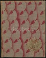 1939-1942 Emlékkönyv számos érdekes írással, számos rajzzal illusztrálva, korabeli illusztrált vászo...