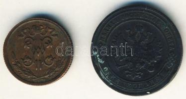 Oroszország 1903. 1k + 1913. 1/2k T:3+,3