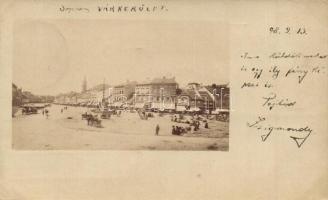 1898 Sopron, Várkerület, piac. photo