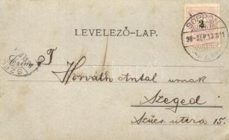 1898 Sopron, Várkerület, piac. photo