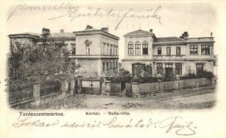1904 Turócszentmárton, Turciansky Svaty Martin; Kórház, Bulla villa / hospital, villa