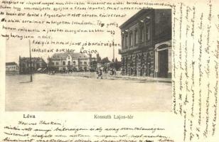 1905 Léva, Levice; Kossuth Lajos tér / square