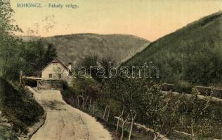 1916 Rohonc, Rechnitz, Rohunac; Faludy völgy / Thal / valley