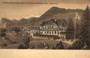 Breitenstein (Semmering), Erholungsheim / hotel