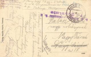 Trebinje, Careva ulica od zapada / Kaiserstrasse von Westen / street view from West, Hotel and Resta...