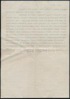 1940 "Confidentia" Hitelhirszolgálat és Tudakozó Kft. magánnyomozásának beszámolója ügyfél...