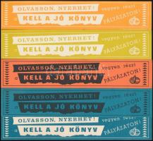 1940-1950 8 db régi könyvjelző