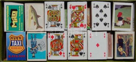 88 db főleg külföldi gyufásdoboz, nagyrészt tartalommal