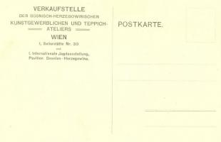 Praca, Neue Bahn Sarajevo-Ostgrenze / new railway line.  I. Internationale Jagdausstellung advertise...