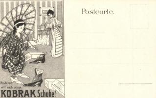Kindchen will auch schon Kobrak Schuhe / German shoe advertisement. Art Nouveau