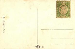 Szarajevó, Ferenc Ferdinánd és Chotek Zsófia ellen elkövetett merénylet emlékére készült szobor 1917...