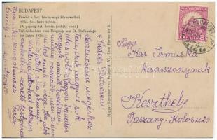 1930 Budapest, Szent István napi körmenet a Szent Imre évben, a papság Szent István jobbját viszi