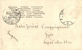 1908 Magyar huszár lóugrató versenyen / Hungarian hussar horse jumping. photo (EK)