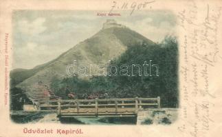 1900 Kapi, Kapusany; várrom. Divald, Eperjes / castle ruins (Rb)