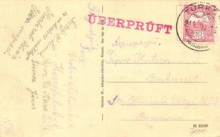 1914 Brassó, Kronstadt, Brasov; Kertsch Villa, Dr. Adler fogorvos. Zeidner H. kiadása / villa, denti...