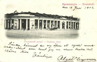 1902 Kronstadt, Gostinny dwor / shopping centre (small tears)