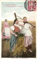 A magyar népéletből / Aus dem ungarischen Volksleben / Hungarian folklore. TCV card (EK)