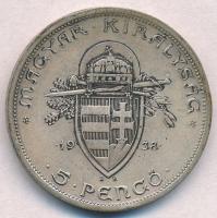1938. 5P Ag "Szent István" T:2 kis ü.
Adamo P8.1