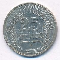 Német Birodalom 1910F 25pf Ni T:2
German Empire 1910F 25 Pfennig Ni C:XF