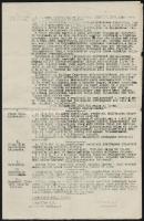 1919 Vörös katonai ruhatár gépelt 125. számú intézeti parancsa, 1919. május. 31., aláírások, pecsét ...