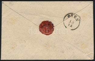 ~1854 9kr on cover "PRESSBURG" ~1854 9kr levélen "PRESSBURG"