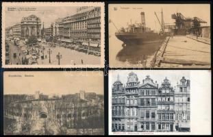46 db RÉGI városképes lap északi országokból / 46 pre-1945 town-view postcards from Northern countries