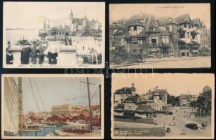 46 db RÉGI városképes lap északi országokból / 46 pre-1945 town-view postcards from Northern countri...