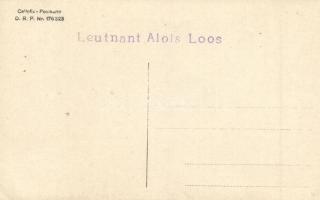 2 db RÉGI első világháborús osztrák-magyar katonai fotólap. Leutnant Alois Loos / 2 WWI K.u.K. milit...