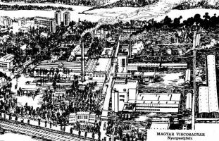 4 db MODERN magyar képeslap; Paksi atomerőmű, Kiskörei vízlépcső, Nyergesújfalu viscosagyár / 4 mode...