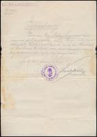 1915-1942 pallini Inkey Zsigmond m. kir. pécsi 8. honvéd huszárezred tagjának bronz katonai érdemére...