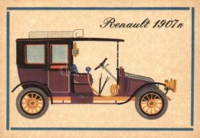 9 db MODERN motívumlap; autós grafikai lapok, lengyel kiadása. Andrzej Heidrich szignó / 9 modern au...