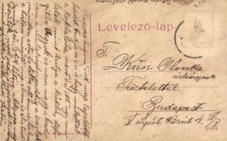 Melence, Melenci, Melencze; Fő utca, üzlet. 1024. / Hauptgasse / main street, shop (EK)