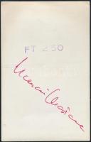 4 db színésznő aláírás fotón: Krencsey Mariann, Pécsi Ildikó, Csala Zsuzsa, Járay Katalin