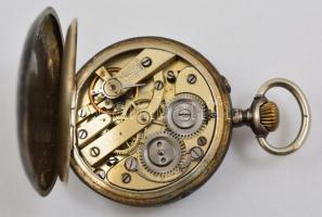 Ezüst tokos zsebóra javítani való szerkezettel 49 g / Silver pocket watch with non working mechanics...