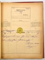 1886 báró Dóczy Lajos (1845-1918) újságíró, költő, Andrássy Gyula miniszterelnök fogalmazója, esküvő...